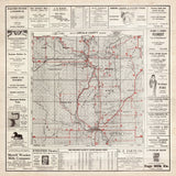 1926 Farm Line Map of Lincoln County Wisconsin