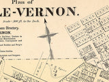 1872 Map of Belle Vernon Fayette County PA