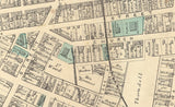 1872 Map of Uniontown Fayette County PA