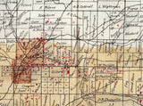 1870 Map of The Allegany County New York Oil Field