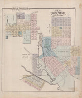 1874 Map of Caledonia & Chatfield Minnesota