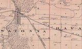 1874 Map of Steele County Minnesota
