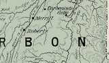 1900 Map of Carbon County Montana