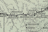 1900 Map of Custer County Montana