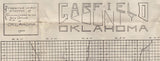 1909 Map of Garfield County Oklahoma