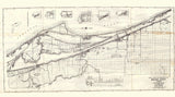 1954 Map of Brevard County Florida