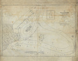 1877 Map of Fort Brown Brownsville Texas