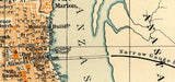 1904 Map of Saint Augustine Florida