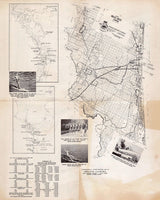1950s Map of Volusia County Florida