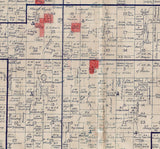 Early 1900s Map of Beaver County Oklahoma