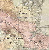 1892 Map of Marin County California