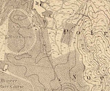1893 Map of San Francisco California Alcatraz