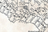 1889 Map of Crane County Texas