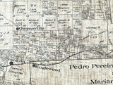 1889 Map of Robertson County Texas