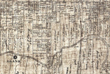 1890 Farm Line Map of Llano County Texas