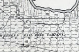 1891 Farm Line Map of Hardeman County Texas