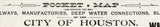 1890 Map of Houston Texas