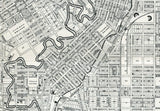 1890 Map of San Antonio Texas