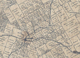 1896 Farm Line Map of Erath County Texas