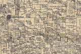 1919 Map of Parker County Texas