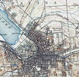 1898 Topo Map of Syracuse Quad New York