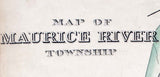 1876 Map of Maurice River Township Cumberland County New Jersey