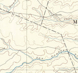 1885 Topo Map of Taylor Texas - Milam - Williamson - Bell
