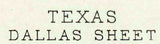 1893 Topo Map of Dallas Texas - Rockwall - Kaufman - Ellis