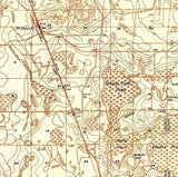 1938 Topo Map of Hawthorn Quad Florida - Gainesville