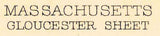 1888 Topo Map of Gloucester Massachusetts Quad