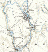 1902 Topo Map of Orono Maine Quad