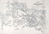 1879 Farm Line Map of Kerr County Texas