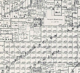 1879 Farm Line Map of Stephens County Texas