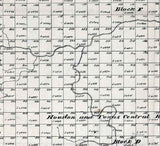 1880 Farm Line Map of Stonewall County Texas