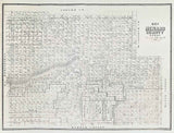 1894 Farm Line Map of Menard County Texas