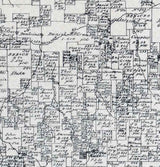 1879 Farm Line Map of Franklin County Texas