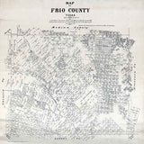 1879 Farm Line Map of Frio County Texas