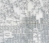 1879 Farm Line Map of Medina County Texas