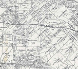 1884 Farm Line Map of Van Zandt County Texas