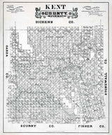 1888 Farm Line Map of Kent County Texas