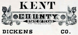 1888 Farm Line Map of Kent County Texas