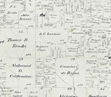 1888 Farm Line Map of Rains County Texas