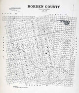 1892 Farm Line Map of Borden County Texas