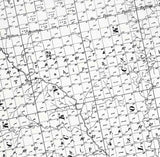 1892 Farm Line Map of Borden County Texas