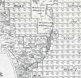 1893 Farm Line Map of Maverick County Texas