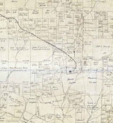 1895 Farm Line Map of Rusk County Texas