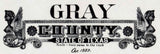 1889 Farm Line Map of Gray County Texas