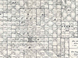 1892 Farm Line Map of Lubbock County Texas