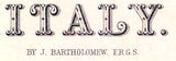 1890 Map of Italy