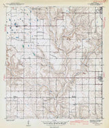 1940 Topo Map of Silverhill Alabama Quadrangle